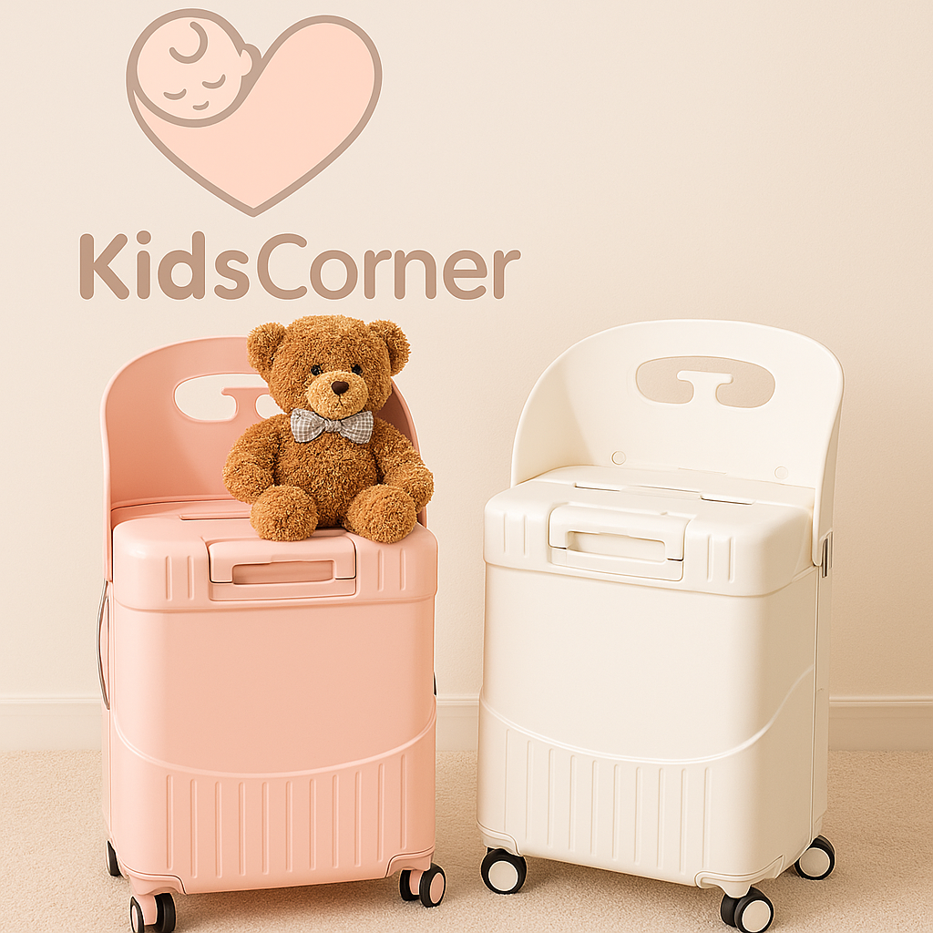 KidsCorner Rejsekuffert & Klapvogn 2-i-1